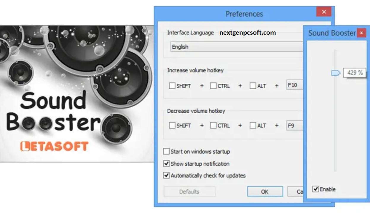 Letasoft Sound Booster Crack Letasoft Sound Booster Crack