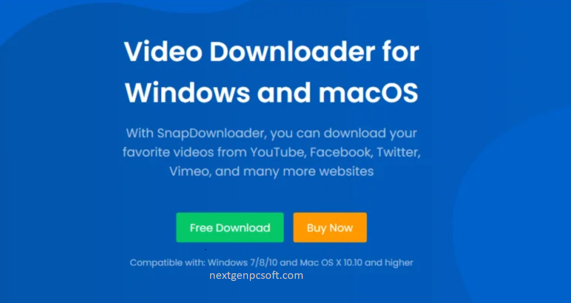 SnapDownloader Crack SnapDownloader Crack
